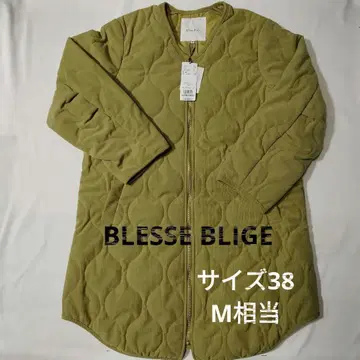BLESSE BLIGE 그린 퀼팅 자켓 사이즈 38