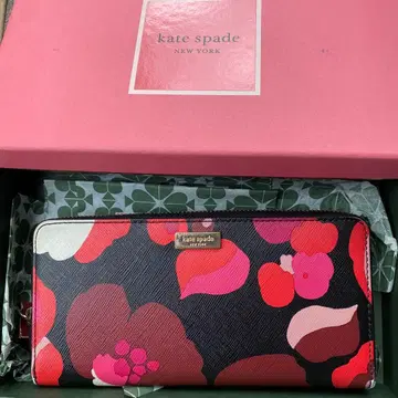 케이트 스페이드 플라워 패턴 장지갑
