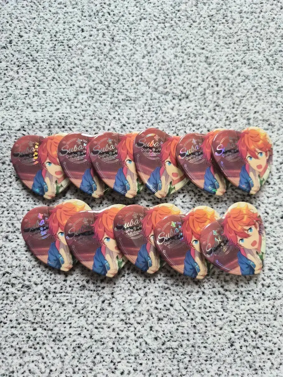 Half-priced Delivery) Ensemble Stars! Akahoshi Subaru Heart Can Badge 11 pieces bulk