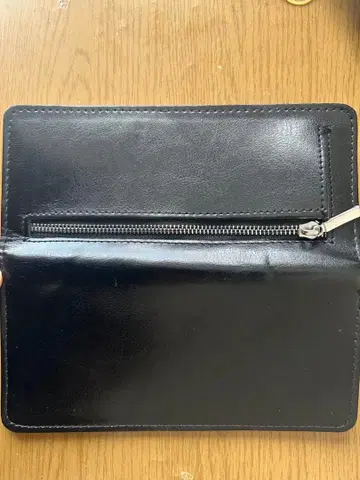 나노 유니버스 블랙 가죽 접이식 지갑