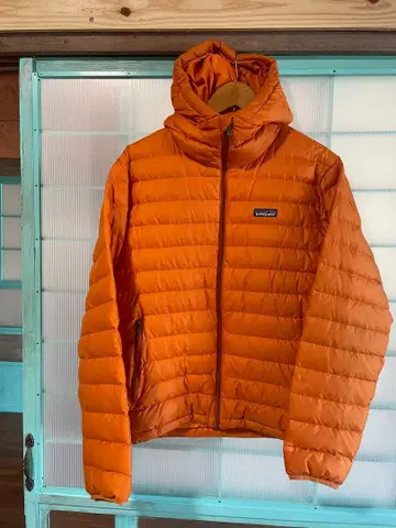 파타고니아 다운 후디 patagonia 후드 부착 S 오렌지