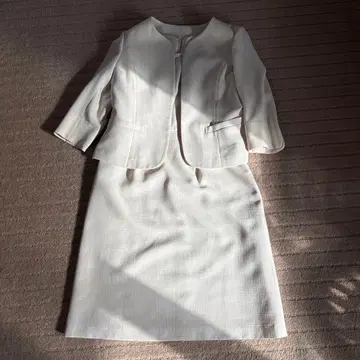 sunayuna 원피스 수트 38 화이트