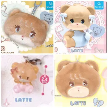 라떼짱 가챠가챠 4개 세트