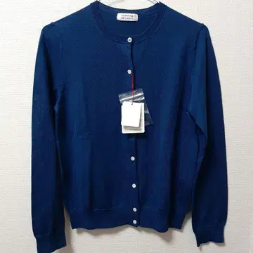HUMAN WOMAN 네이비 모 100% 긴팔 가디건