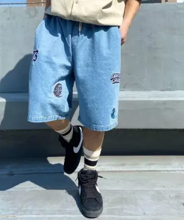 산타크루즈 데님 하프 팬츠 L
