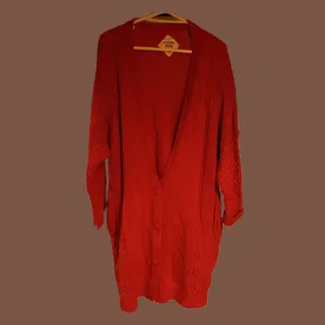 빅 사이즈 니트 코트