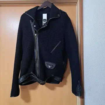 Bark 더블 라이더 자켓 블랙