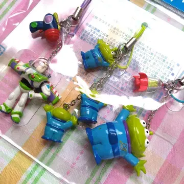 도쿄 디즈니 리조트 버즈 라이트이어 에이리언 스트랩 3개 세트