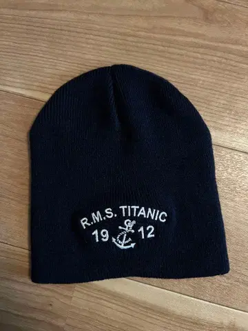 R.M.S. TITANIC 니트 모자 1912 타이타닉 구제 의류 비니