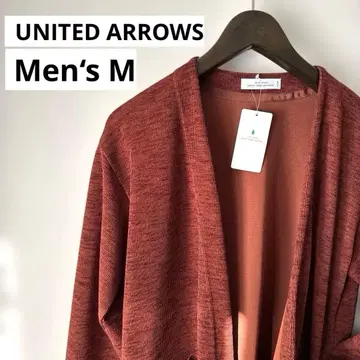 UNITED ARROWS 노카라 가디건 브라운 사이즈 M 브라운