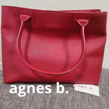 agnis 레드 토트백