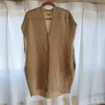 [ 새상품급 ] LOISIR 로와지르 울 캐시미어 베스트 프리 사이즈