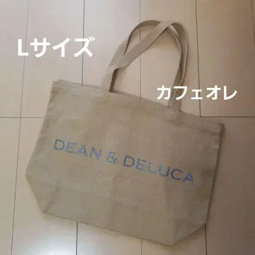 딘앤델루카 차리티 토트백 L 사이즈 카페오레
