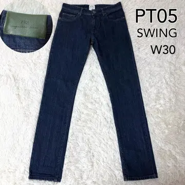새상품급 PT05 SWING 데님 팬츠 W30 인디고 스트레치
