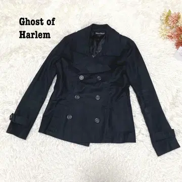 s.2085 [고스트 오브 할렘] 트렌치코트 숏 기장 블랙 F