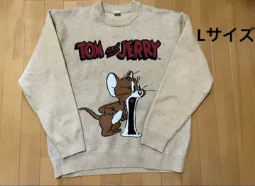 톰과 제리 니트 스웨터 L 사이즈 남성용