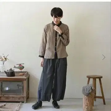 시삼 공방 택 포함 새상품 오가닉 코튼 코듀로이 터번