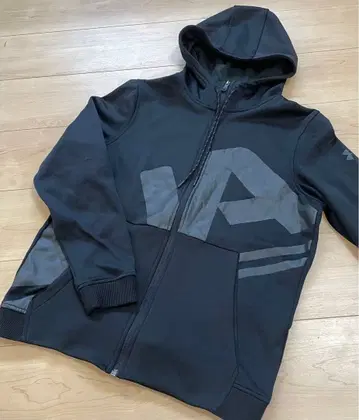 새상품급 언더아머 콜드기어 속기모 후드티 블랙 M