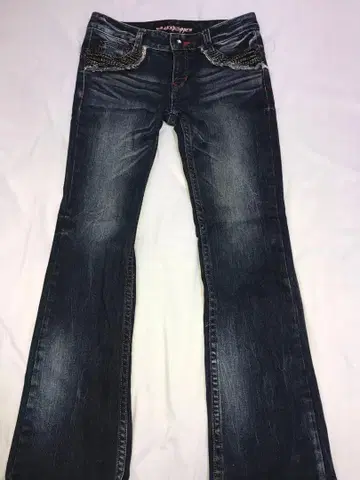 GRASSHOPPER 블랙 데님 부츠컷 플레어 데님