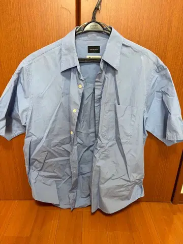 THOMAS MASON 반팔 셔츠 라이트 블루