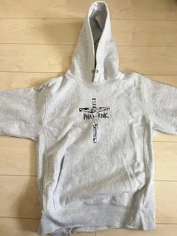 phatrnk 그레이 후드티 그리스도