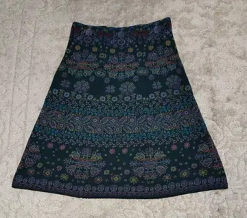 둥케 독일제 꽃무늬 플레어 스커트