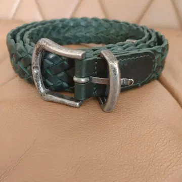 AMBOISE 앙부아즈 남성용 메쉬 벨트 그린