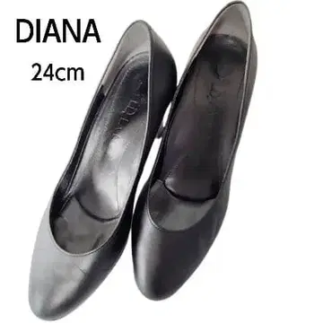 DIANA 블랙 하이힐 24cm