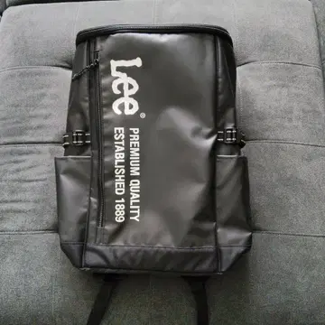 새상품급! Lee 블랙 백팩 출퇴근 통학에 편리한 BOX형 방수 타입