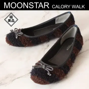 컨디션 최상 MOONSTAR CALORYWALK 플랫슈즈 23cm
