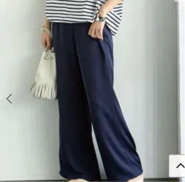 NOBLE 내추럴 빈티지 조젯 팬츠 36