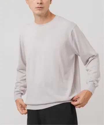 에디피스 14 게이지 울 크루넥 니트