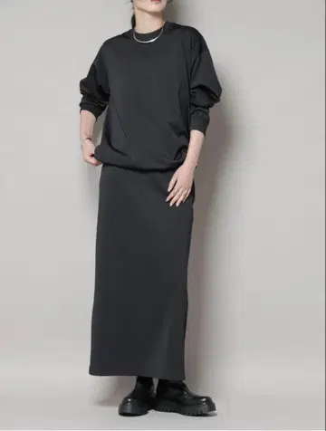 나노 유니버스 플리스 본딩 스커트