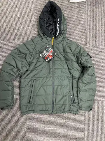 BURTLE 5030 방한 다운 자켓 XL 올리브 그린 미사용 새상품