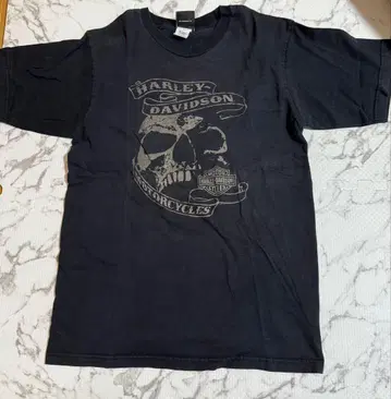 Harley-Davidson 스컬 T셔츠 블랙
