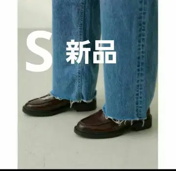 [ 거의 미사용 ] 밤 네이비 플레인 로퍼 S 사이즈