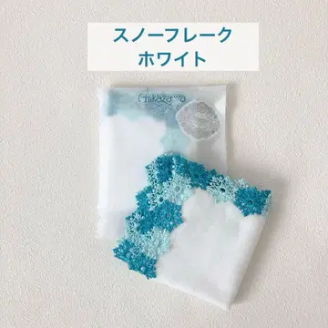 [ 미개봉 새상품 ] 긴자와 레이스 눈송이 화이트 1장