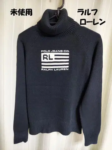 [ 미사용 ] 랄프 로렌 겨드랑이 버튼 코튼 스웨터