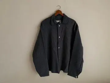 울 블루종 그레이