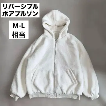 여성용 리버서블 보아 자켓 보아 블루종 보아 후드티 M-L 상당