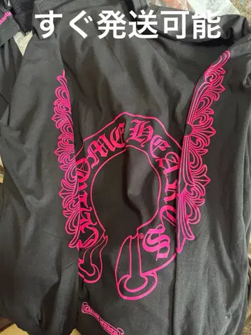 블랙 긴팔 T셔츠 핑크 그래픽