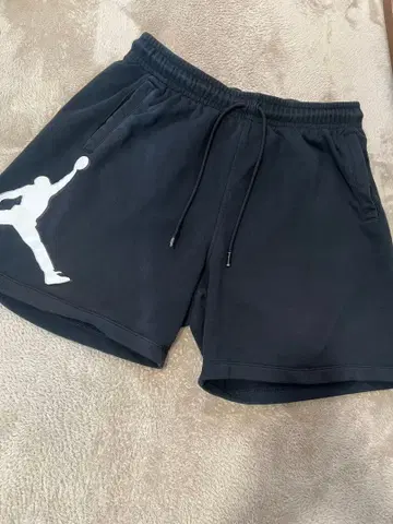 Jordan 블랙 점프맨 로고 숏팬츠