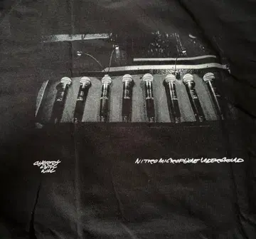 새상품 NITRO MICROPHONE UNDERGROUND 티셔츠