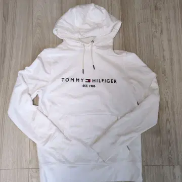TOMMY HILFIGER 화이트 후드티