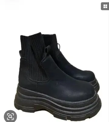 통굽 부츠 22cm 22.5