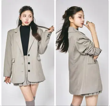 darich 그레이 테일러드 자켓