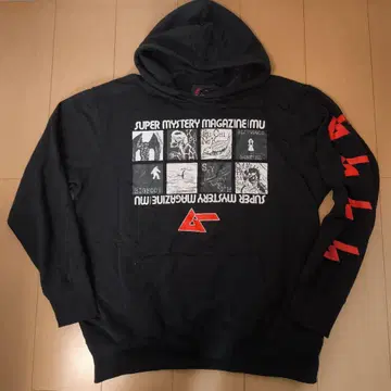 슈퍼 미스터리 매거진 무 블랙 후드티