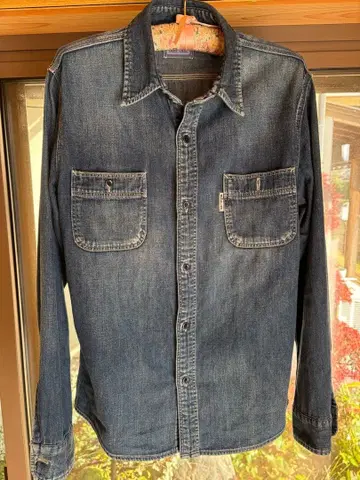 BLUEBLUE 데님 셔츠