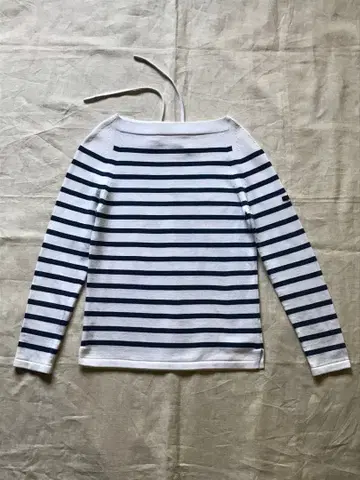 YURIPARK 유리파크 코튼 100% 보더 니트 아르티지아노