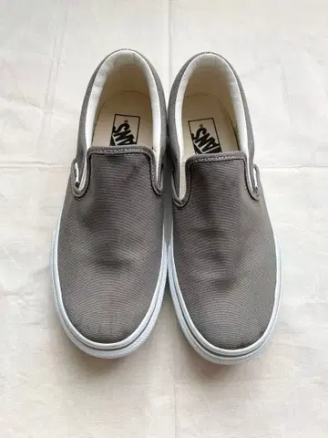 VANS 반스 슬립온 스니커즈 24cm 차콜 그레이